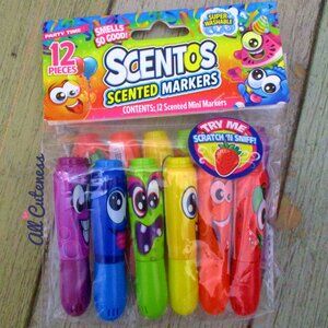 Scentos Washable Scented Coloring Markers